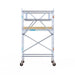 Rollgerüst Euroscaffold Basic Plus 90x190 4,2m Arbeitshöhe freistehend - Gerüstexpress.de