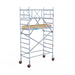 Rollgerüst Euroscaffold Basic Plus 90x190 4,2m Arbeitshöhe freistehend - Gerüstexpress.de