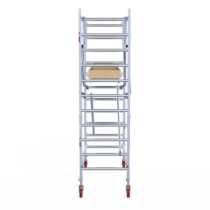 Rollgerüst Euroscaffold Basic Plus 90x190 4,2m Arbeitshöhe freistehend - Gerüstexpress.de