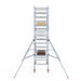 Rollgerüst Euroscaffold Basic Plus 90x190 5,2m Arbeitshöhe freistehend mit Carbonplattform - Gerüstexpress.de