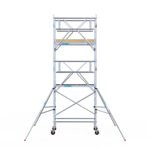 Rollgerüst Euroscaffold Basic Plus 90x190 6,2m Arbeitshöhe freistehend - Gerüstexpress.de