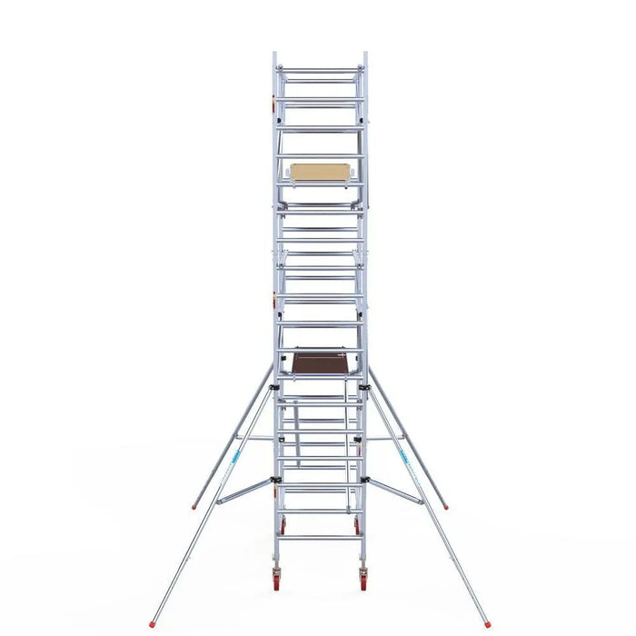 Rollgerüst Euroscaffold Basic Plus 90x190 6,2m Arbeitshöhe freistehend mit Carbonplattform - Gerüstexpress.de