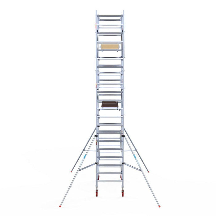 Rollgerüst Euroscaffold Basic Plus 90x190 7,2m Arbeitshöhe freistehend - Gerüstexpress.de