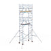 Rollgerüst Euroscaffold Basic Plus 90x190 7,2m Arbeitshöhe freistehend mit Carbonplattform - Gerüstexpress.de