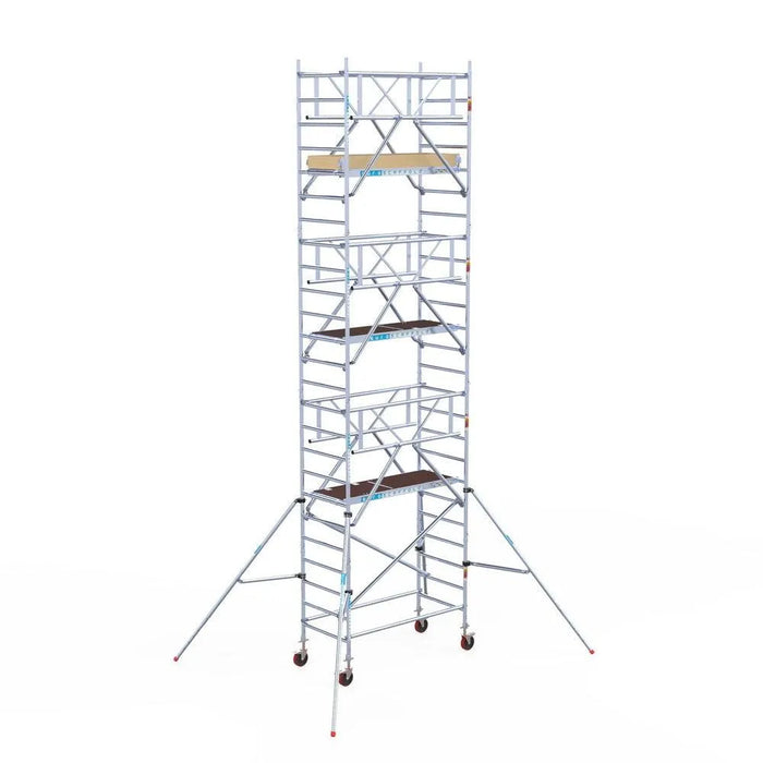 Rollgerüst Euroscaffold Basic Plus 90x190 8,2m Arbeitshöhe freistehend - Gerüstexpress.de