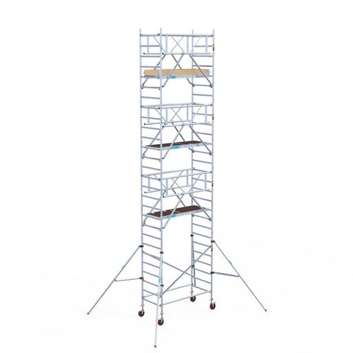 Rollgerüst Euroscaffold Basic Plus 90x190 9,2m Arbeitshöhe freistehend - Gerüstexpress.de