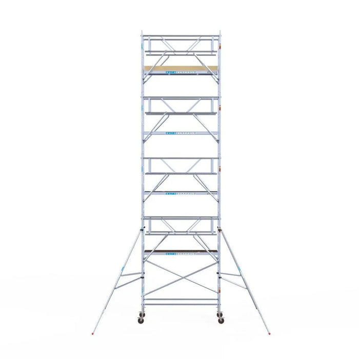 Rollgerüst Euroscaffold Basic Plus 90x250 10,2m Arbeitshöhe freistehend - Gerüstexpress.de