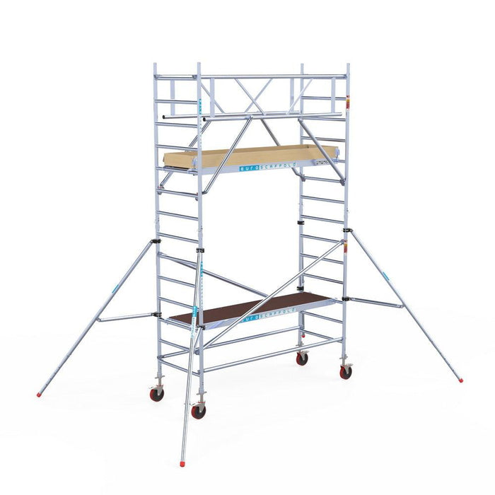 Rollgerüst Euroscaffold Basic Plus 90x250 5,2m Arbeitshöhe freistehend - Gerüstexpress.de