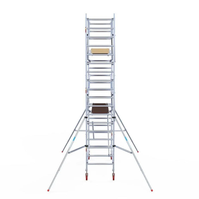Rollgerüst Euroscaffold Basic Plus 90x250 6,2m Arbeitshöhe freistehend mit Carbonplattform - Gerüstexpress.de