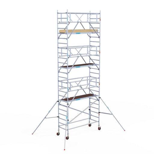 Rollgerüst Euroscaffold Basic Plus 90x250 8,2m Arbeitshöhe freistehend - Gerüstexpress.de