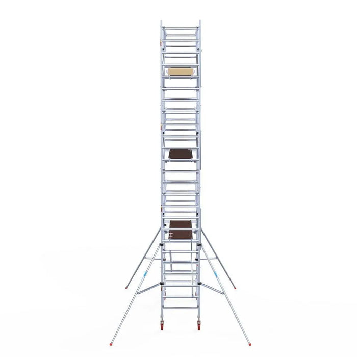 Rollgerüst Euroscaffold Basic Plus 90x250 8,2m Arbeitshöhe freistehend mit Carbonplattform - Gerüstexpress.de