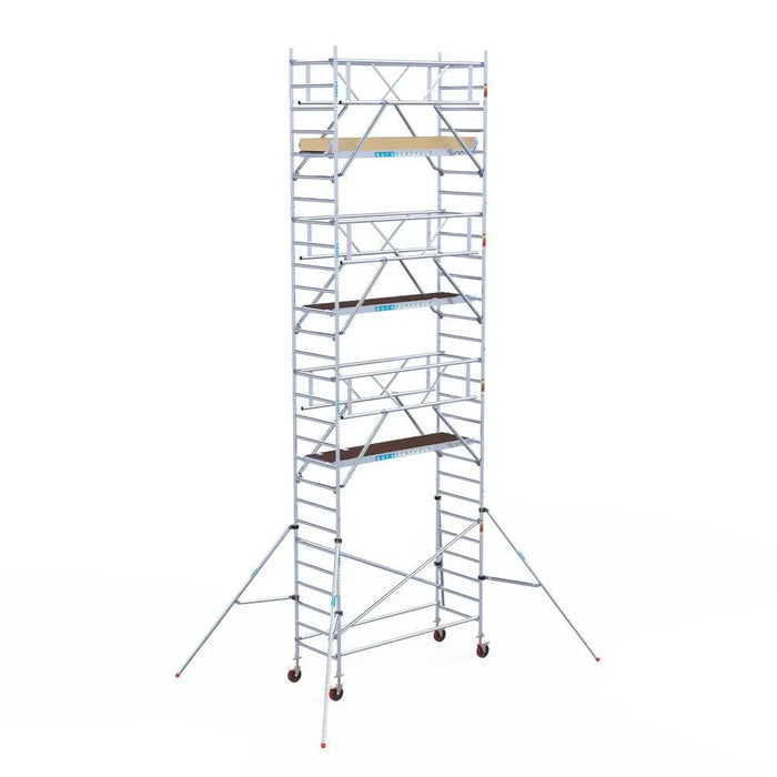 Rollgerüst Euroscaffold Basic Plus 90x250 9,2m Arbeitshöhe freistehend - Gerüstexpress.de