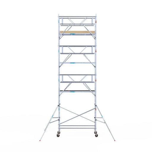 Rollgerüst Euroscaffold Basic Plus 90x250 9,2m Arbeitshöhe freistehend - Gerüstexpress.de