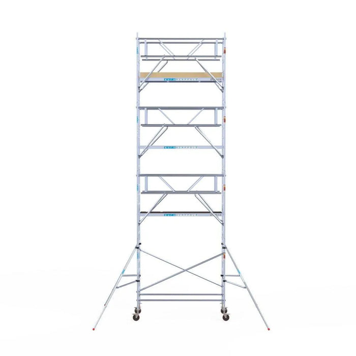 Rollgerüst Euroscaffold Basic Plus 90x250 9,2m Arbeitshöhe freistehend - Gerüstexpress.de