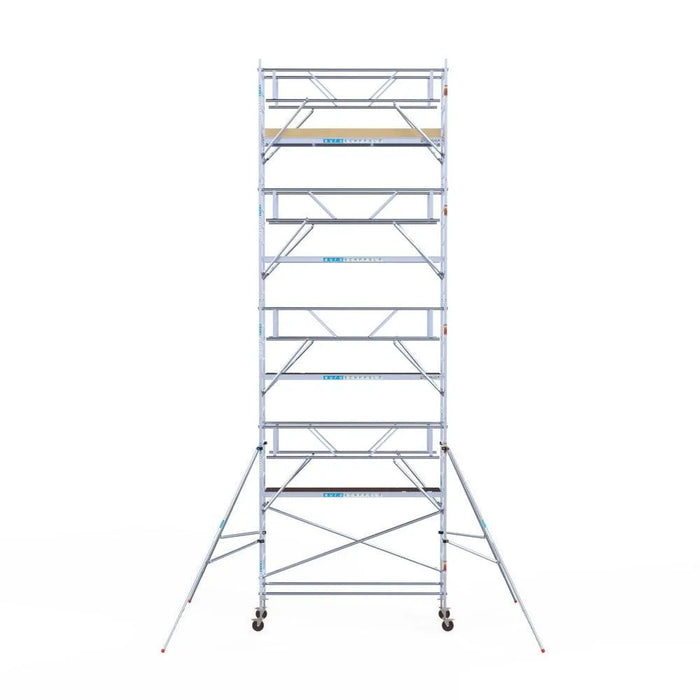 Rollgerüst Euroscaffold Basic Plus 90x305 10,2m Arbeitshöhe freistehend - Gerüstexpress.de