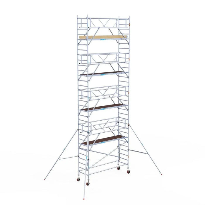 Rollgerüst Euroscaffold Basic Plus 90x305 10,2m Arbeitshöhe freistehend - Gerüstexpress.de