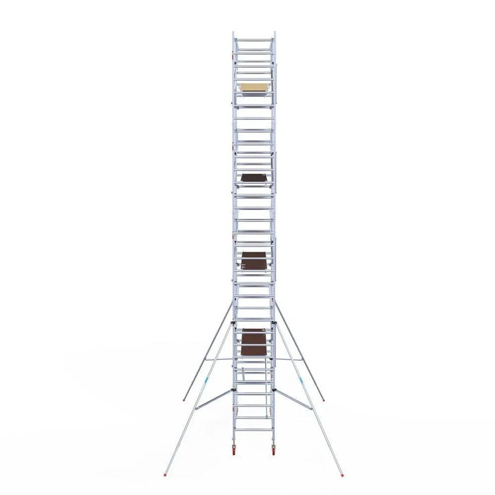 Rollgerüst Euroscaffold Basic Plus 90x305 10,2m Arbeitshöhe freistehend mit Carbonplattform - Gerüstexpress.de