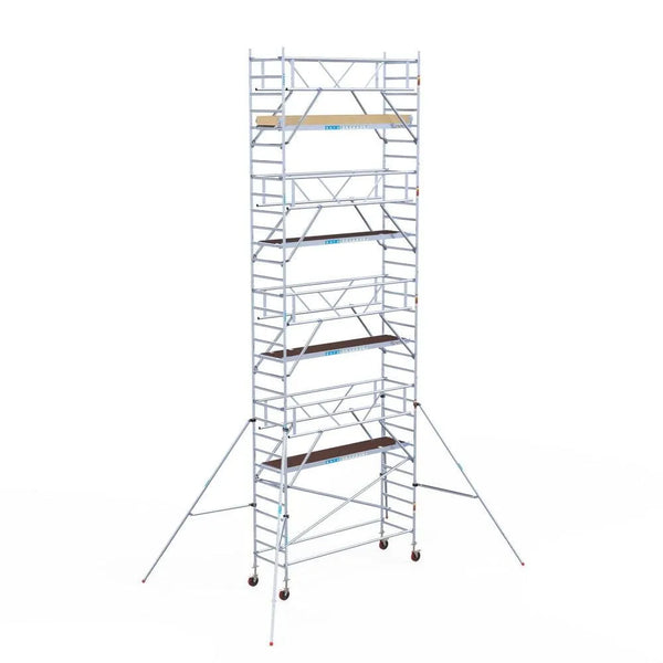 Échafaudage mobile Euroscaffold Basic Plus 90x190/250/305 avec garde-corps