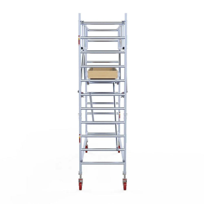 Rollgerüst Euroscaffold Basic Plus 90x305 4,2m Arbeitshöhe freistehend - Gerüstexpress.de