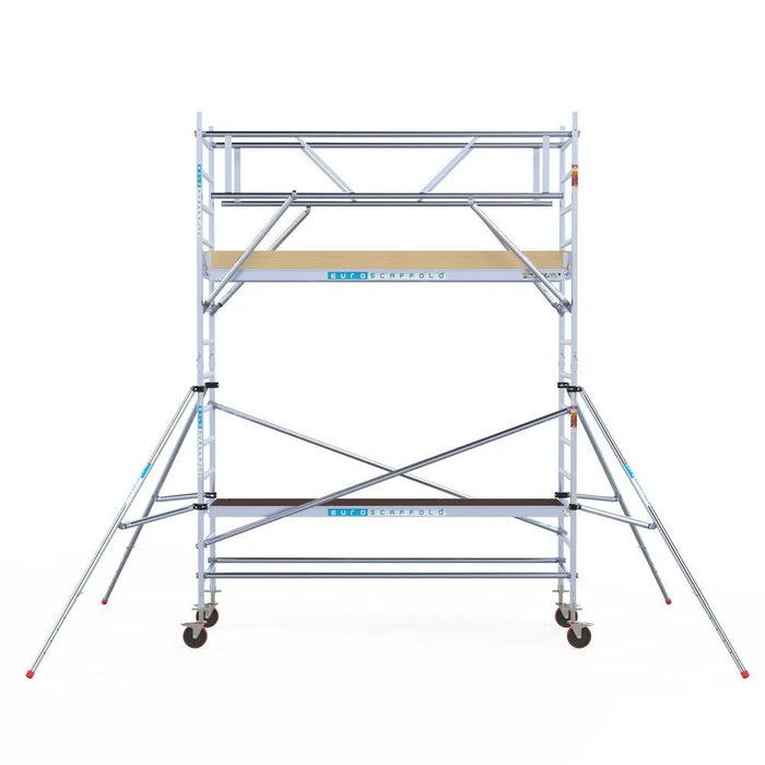 Rollgerüst Euroscaffold Basic Plus 90x305 5,2m Arbeitshöhe freistehend - Gerüstexpress.de