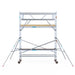 Rollgerüst Euroscaffold Basic Plus 90x305 5,2m Arbeitshöhe freistehend mit Carbonplattform - Gerüstexpress.de