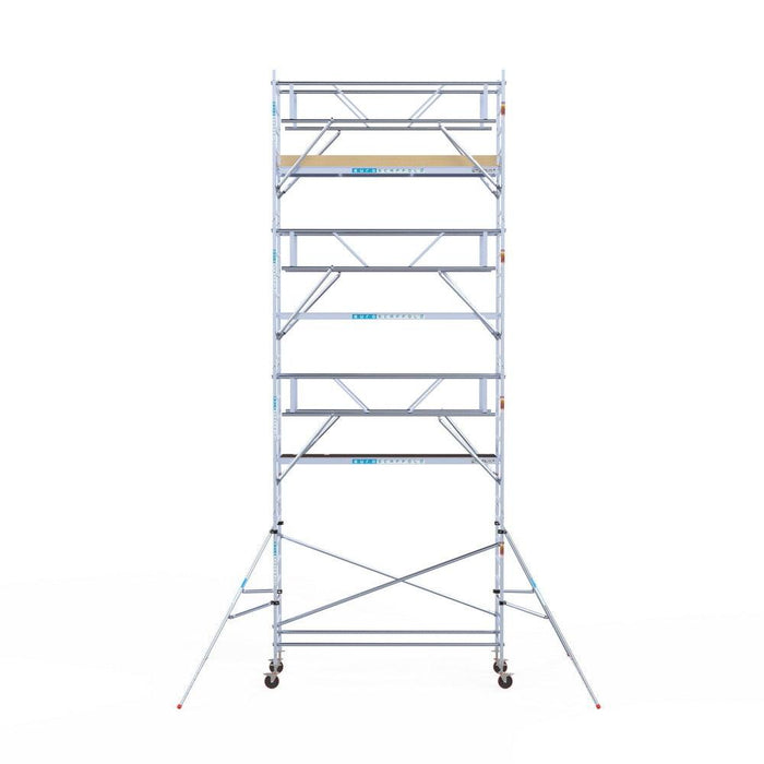 Rollgerüst Euroscaffold Basic Plus 90x305 9,2m Arbeitshöhe freistehend - Gerüstexpress.de