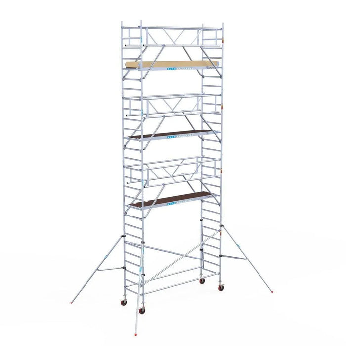 Rollgerüst Euroscaffold Basic Plus 90x305 9,2m Arbeitshöhe freistehend - Gerüstexpress.de
