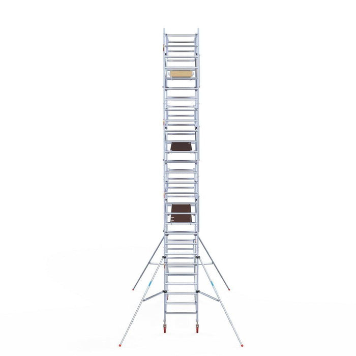 Rollgerüst Euroscaffold Basic Plus 90x305 9,2m Arbeitshöhe freistehend mit Carbonplattform - Gerüstexpress.de