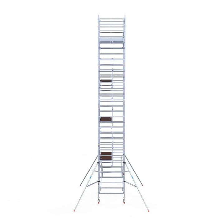 Rollgerüst Euroscaffold Professionell 135x190 10,2m Arbeitshöhe Carbonplattform freistehend - Gerüstexpress.de