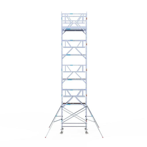 Rollgerüst Euroscaffold Professionell 135x190 10,2m Arbeitshöhe Carbonplattform freistehend - Gerüstexpress.de