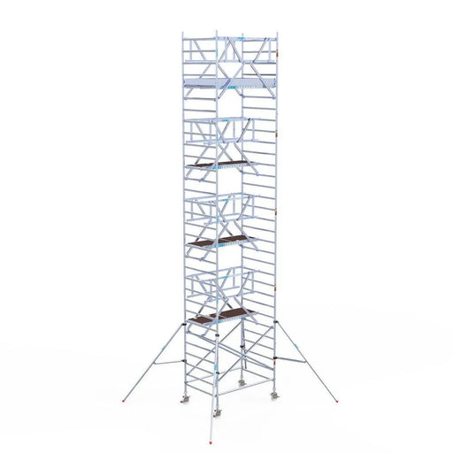 Rollgerüst Euroscaffold Professionell 135x190 10,2m Arbeitshöhe freistehend - Gerüstexpress.de