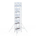 Rollgerüst Euroscaffold Professionell 135x190 11,2m Arbeitshöhe Carbonplattform freistehend - Gerüstexpress.de