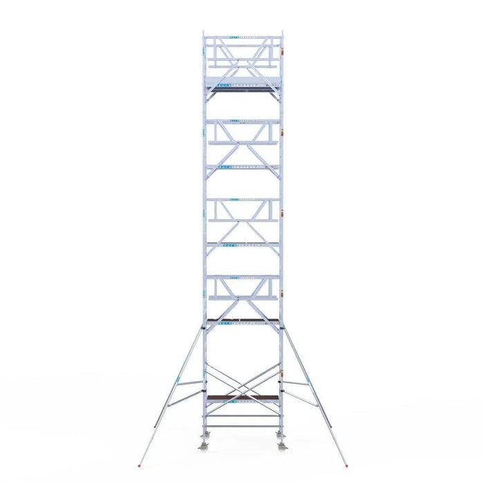 Rollgerüst Euroscaffold Professionell 135x190 11,2m Arbeitshöhe freistehend - Gerüstexpress.de