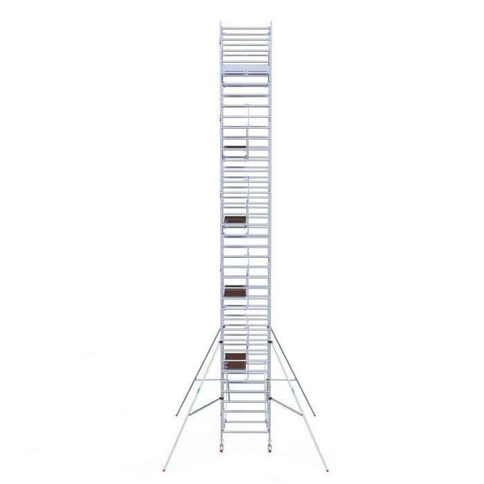 Rollgerüst Euroscaffold Professionell 135x190 12,2m Arbeitshöhe freistehend - Gerüstexpress.de