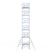 Rollgerüst Euroscaffold Professionell 135x190 13,2m Arbeitshöhe Carbonplattform freistehend - Gerüstexpress.de
