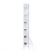 Rollgerüst Euroscaffold Professionell 135x190 13,2m Arbeitshöhe Carbonplattform gegen Fassade - Gerüstexpress.de