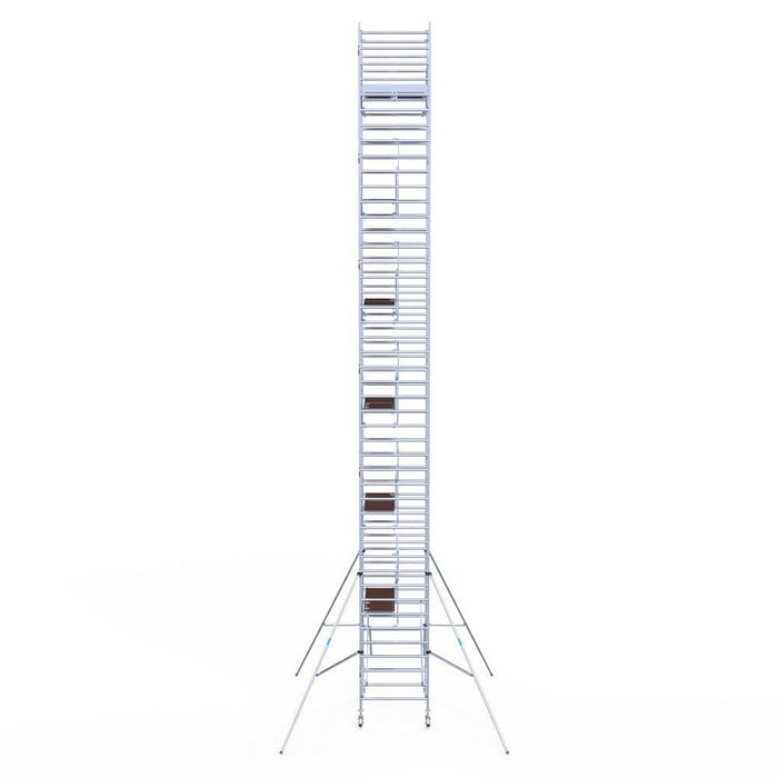 Rollgerüst Euroscaffold Professionell 135x190 14,2m Arbeitshöhe freistehend - Gerüstexpress.de