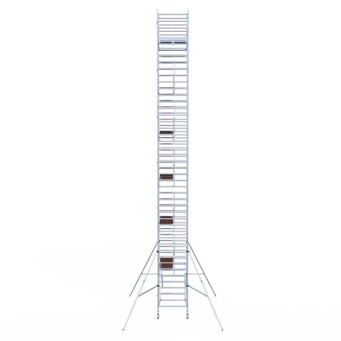 Rollgerüst Euroscaffold Professionell 135x190 14,2m Arbeitshöhe freistehend - Gerüstexpress.de