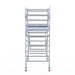 Rollgerüst Euroscaffold Professionell 135x190 4,2m Arbeitshöhe Carbonplattform freistehend - Gerüstexpress.de