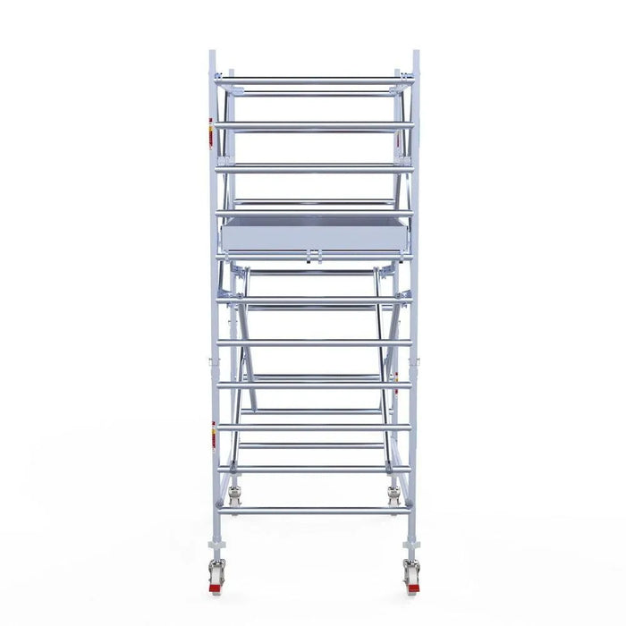 Rollgerüst Euroscaffold Professionell 135x190 4,2m Arbeitshöhe freistehend - Gerüstexpress.de