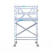 Rollgerüst Euroscaffold Professionell 135x190 4,2m Arbeitshöhe freistehend - Gerüstexpress.de