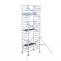 Rolling scaffold Euroscaffold Professional 135x190 7.2m working height on the facade