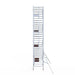 Rollgerüst Euroscaffold Professionell 135x190 9,2m Arbeitshöhe an der Fassade - Gerüstexpress.de