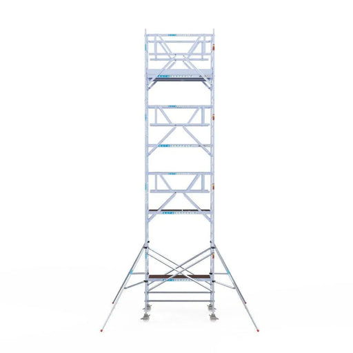 Rollgerüst Euroscaffold Professionell 135x190 9,2m Arbeitshöhe freistehend - Gerüstexpress.de