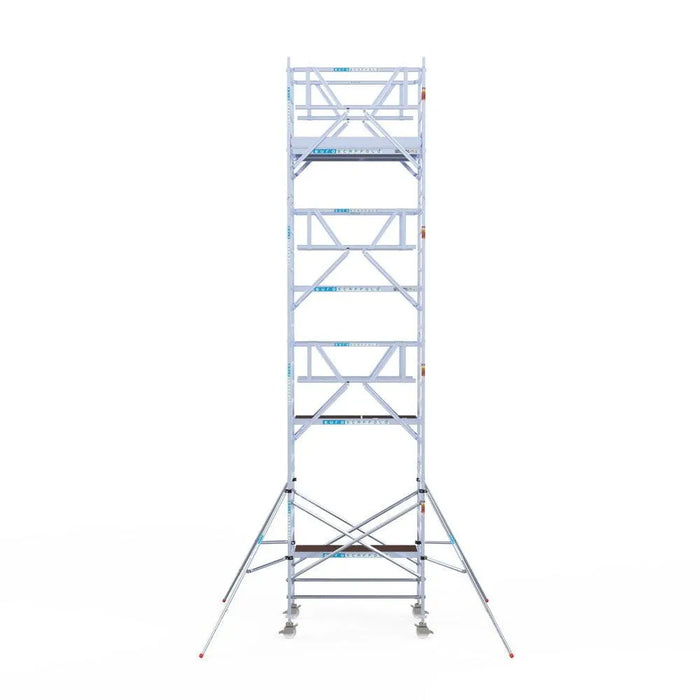 Rollgerüst Euroscaffold Professionell 135x190 9,2m Arbeitshöhe freistehend - Gerüstexpress.de