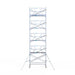 Rollgerüst Euroscaffold Professionell 135x250 10,2m Arbeitshöhe an der Fassade - Gerüstexpress.de