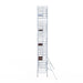 Rollgerüst Euroscaffold Professionell 135x250 10,2m Arbeitshöhe an der Fassade - Gerüstexpress.de