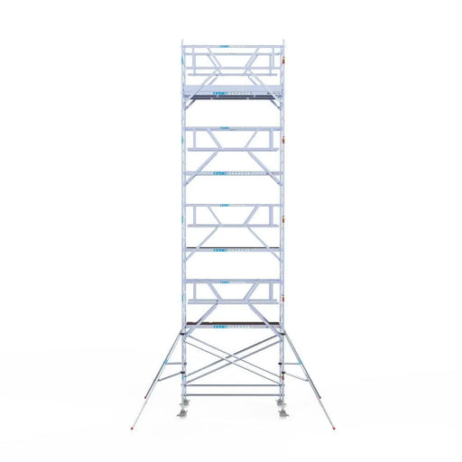Rollgerüst Euroscaffold Professionell 135x250 10,2m Arbeitshöhe Carbonplattform freistehend - Gerüstexpress.de
