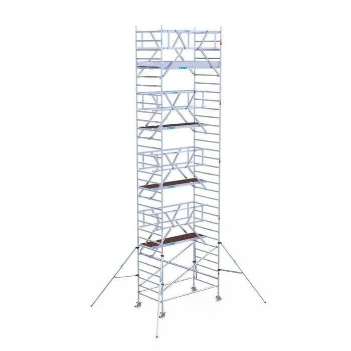 Rollgerüst Euroscaffold Professionell 135x250 10,2m Arbeitshöhe freistehend - Gerüstexpress.de