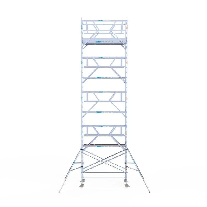 Rollgerüst Euroscaffold Professionell 135x250 10,2m Arbeitshöhe freistehend - Gerüstexpress.de